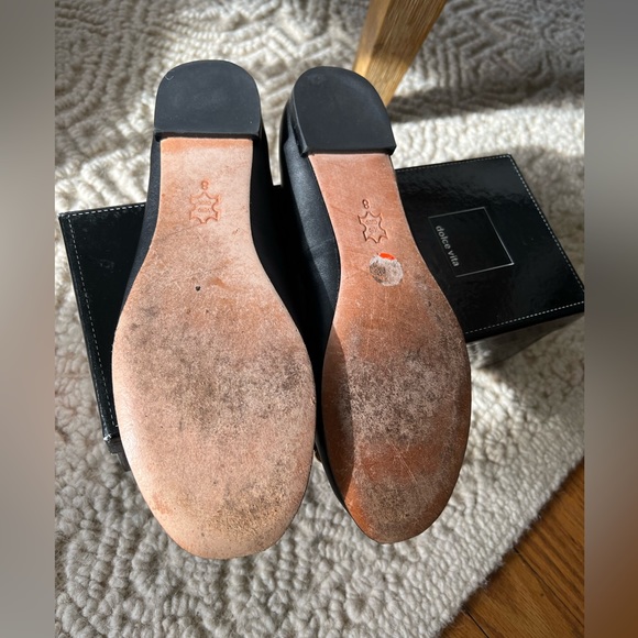 Dolce Vita flats with gold chain . Monaco size 8 - Picture 3 of 6